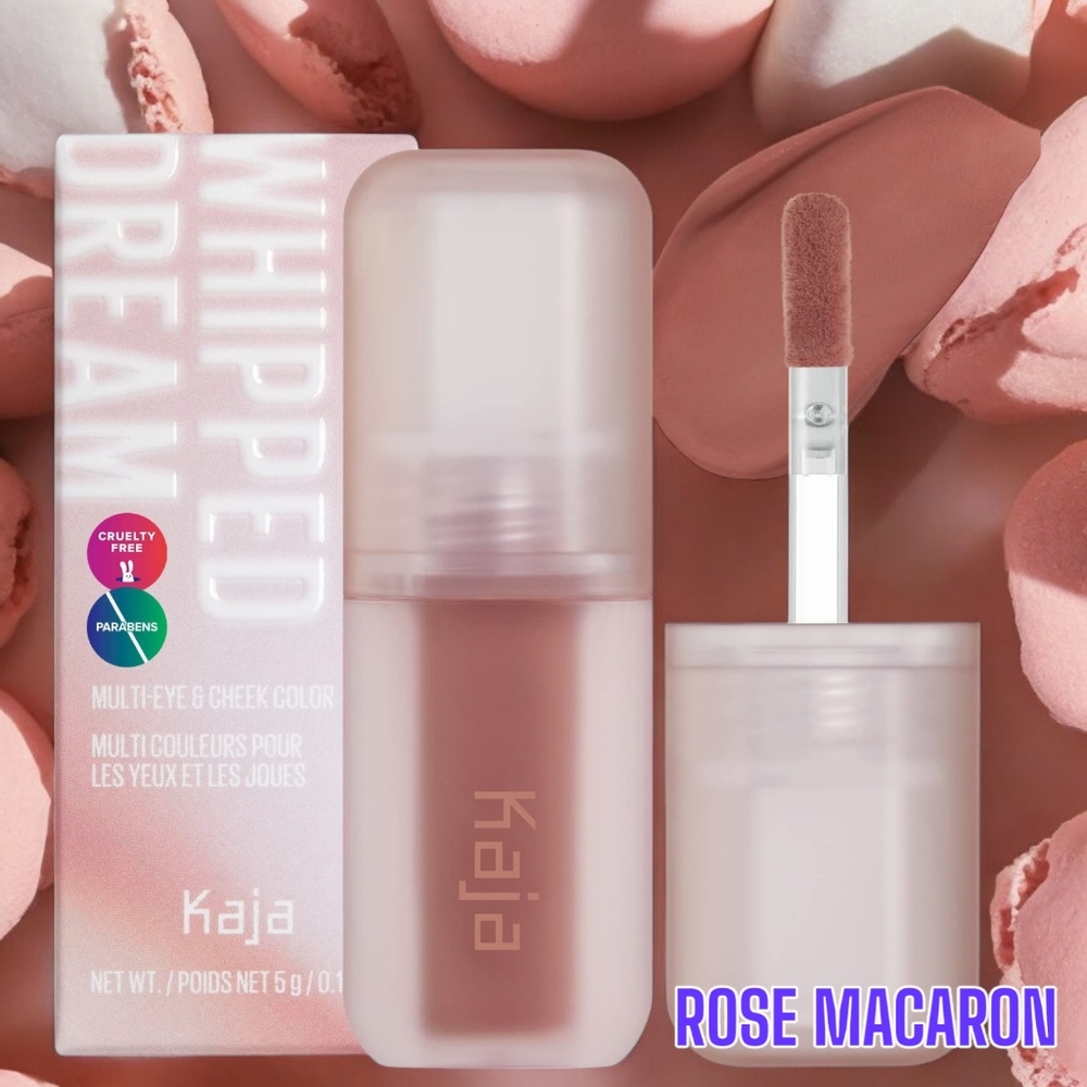 KAJA Rose Macaron Whipped Dream Eye, Lip & Cheek Color
